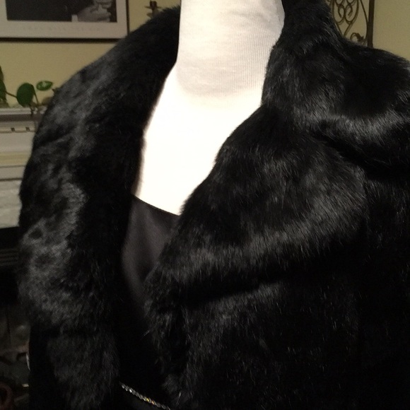 Real rabbit fur full length Coat - Picture 2 of 10